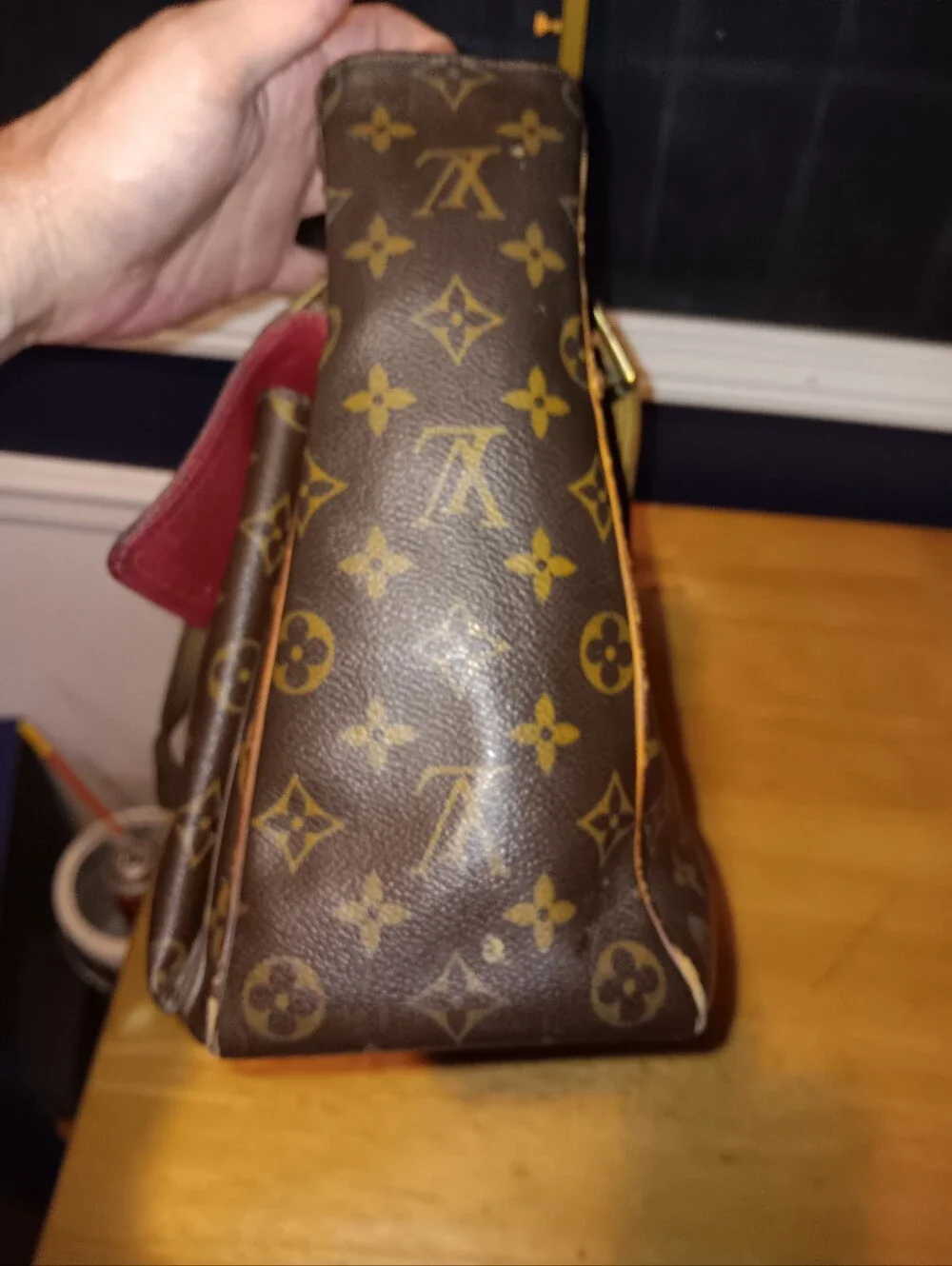 Loiis Vuitton Monogram Zip Shoulder Bag